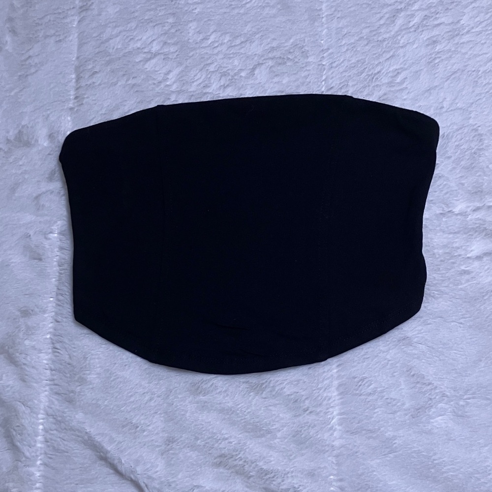 Bozzolo Black Crop Top